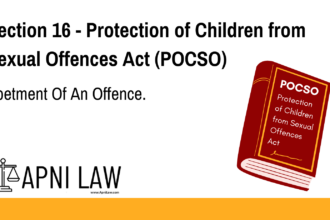 Section 16 - Protection of Children from Sexual Offences Act (POCSO) - Abetment Of An Offence