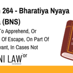 Section 264 - Bharatiya Nyaya Sanhita (BNS) - Omission To Apprehend, Or Sufferance Of Escape, On Part Of Public Servant, In Cases Not Otherwise Provided For