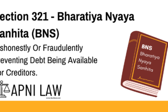 Section 321 - Bharatiya Nyaya Sanhita (BNS) - Dishonestly Or Fraudulently Preventing Debt Being Available For Creditors
