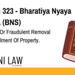 Section 323 - Bharatiya Nyaya Sanhita (BNS) - Dishonest Or Fraudulent Removal Or Concealment Of Property