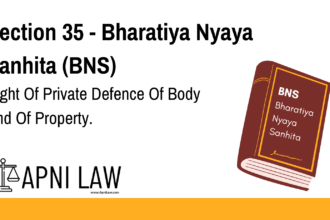 Section 35 - Bharatiya Nyaya Sanhita (BNS) - Right Of Private Defence Of Body And Of Property