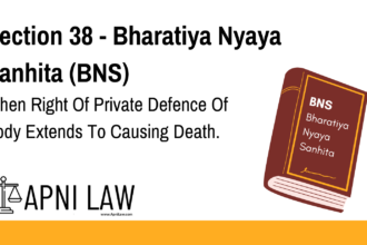 Section 38 - Bharatiya Nyaya Sanhita (BNS) - When Right Of Private Defence Of Body Extends To Causing Death