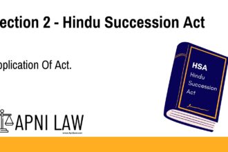 Section 2 - Hindu Succession Act - Application Of Act