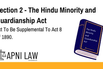 Section 2 - The Hindu Minority and Guardianship Act - Act To Be Supplemental To Act 8 Of 1890