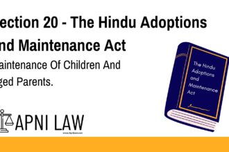 Section 20 - The Hindu Adoptions and Maintenance Act - Maintenance Of Children And Aged Parents