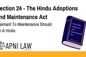 Section 24 - The Hindu Adoptions and Maintenance Act - Claimant To Maintenance Should Be A Hindu