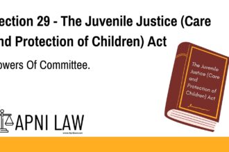 Section 29 - The Juvenile Justice (Care and Protection of Children) Act - Powers Of Committee