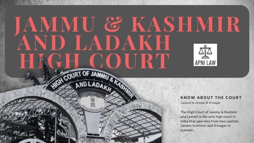 Jammu & Kashmir and Ladakh High Court