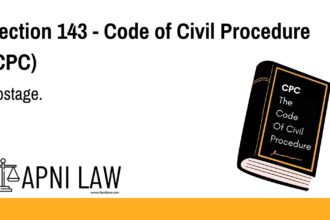 Section 143 - Code of Civil Procedure (CPC) - Postage