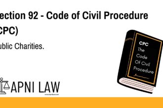 Section 92 - Code of Civil Procedure (CPC) - Public Charities