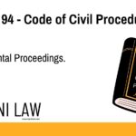 Section 94 - Code of Civil Procedure (CPC) - Supplemental Proceedings