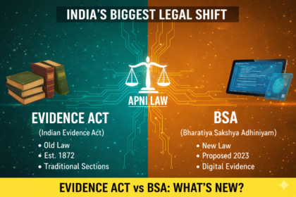Evidence Act vs BSA – India’s New Evidence Law