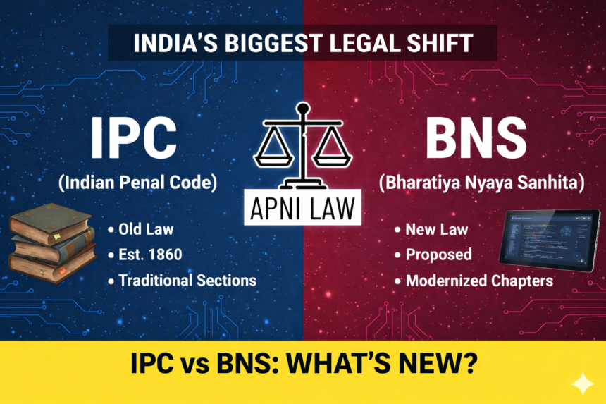 IPC vs BNS India’s New Criminal Law Shift